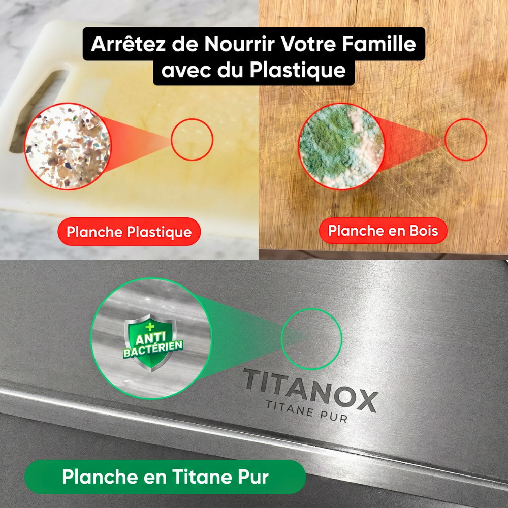 Planche de découpe en Titane Pur – TITANOX®