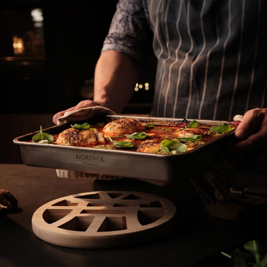 Assiette de cuisson en titane pur | Offre de lancement limitée