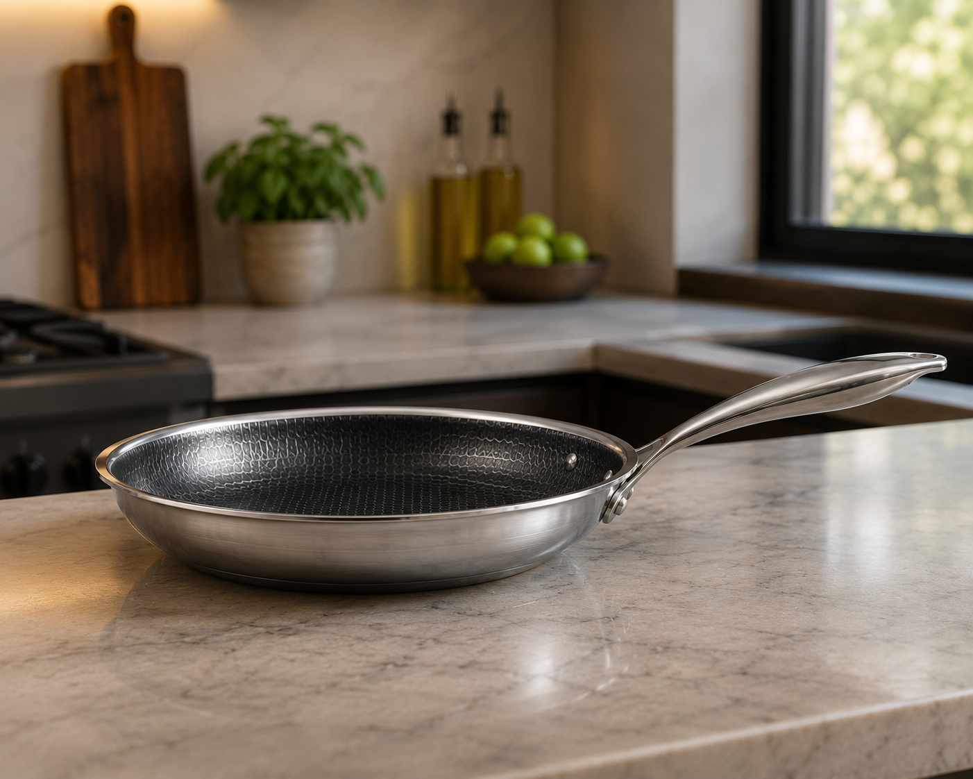 Ensemble de 7 pièces de wok et poêles avec couvercles