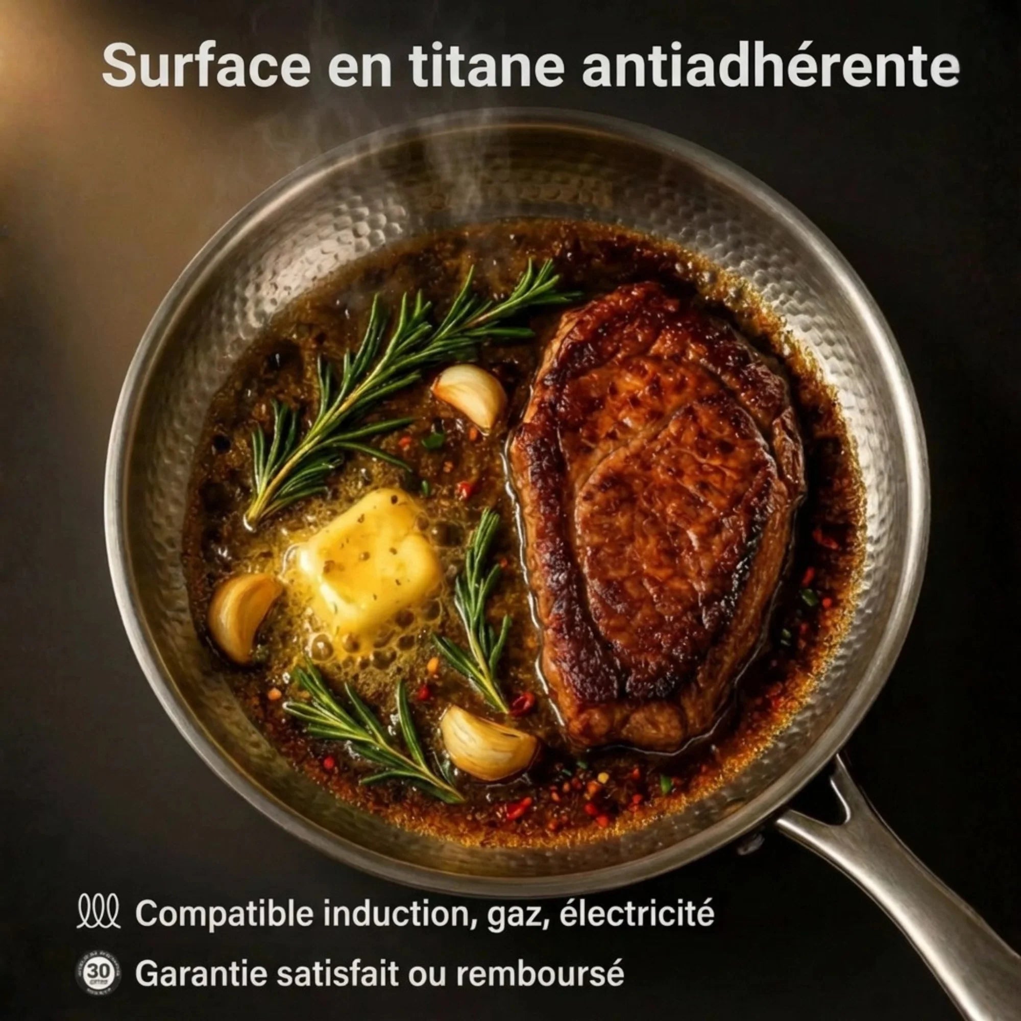 Panovelle® – Poêle antiadhérente titane