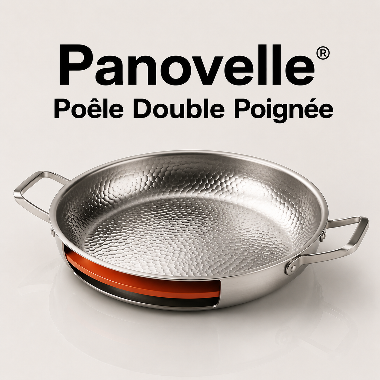 Poêle Double Poignée –  Panovelle®