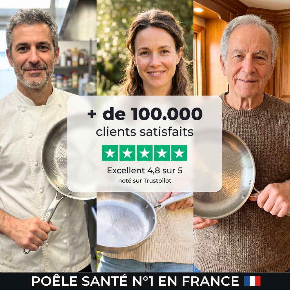 Poêle 100% Titane Pur — TITANOX